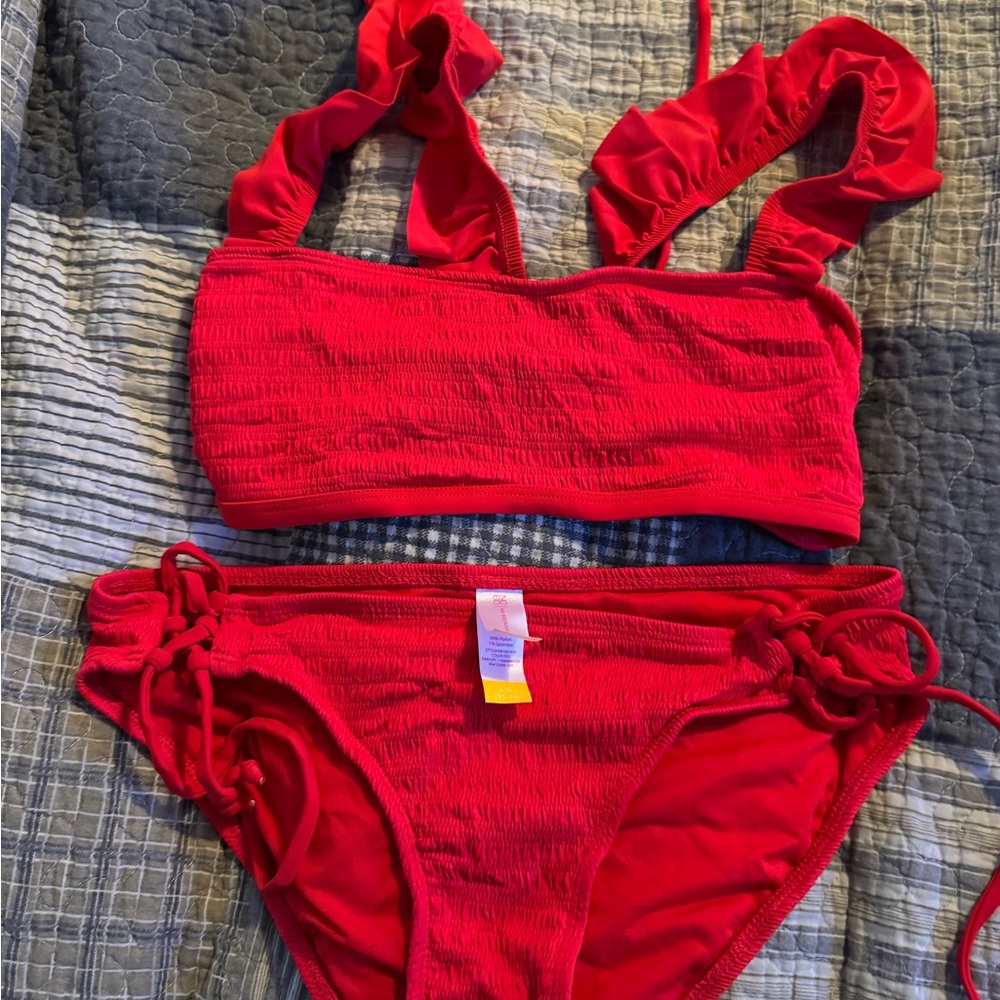No Boundaries Vibrant Red Swimwear